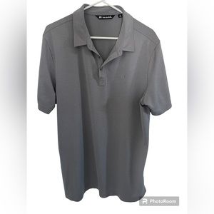 NWOT TravisMathew Men’s Gray Polo Shirt X-Large Performance Golf Top